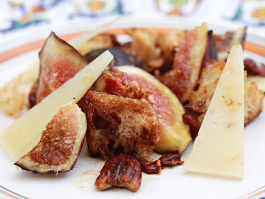 Fig & Manchego Bread Salad: Recipe from Claudio Urciuoli featured in the Arizona Republic